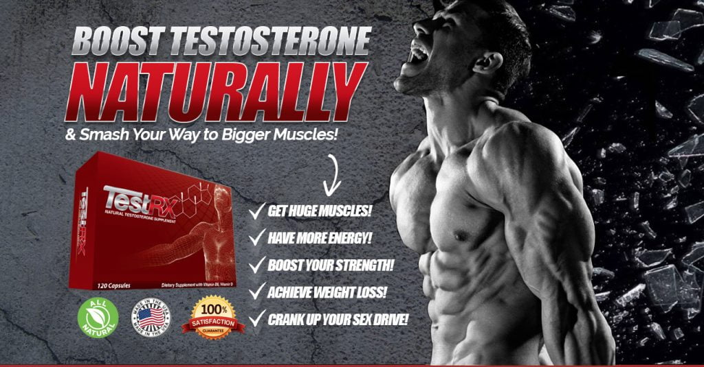 TestRx Boost testosterone naturally