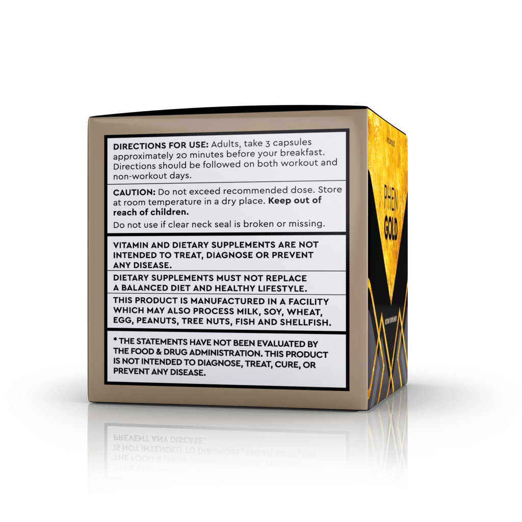 PhenGold Supplement Facts