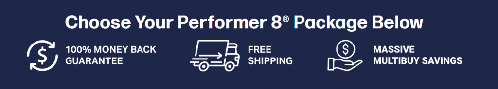 Performer 8 offers Free Express Shipping in Canada