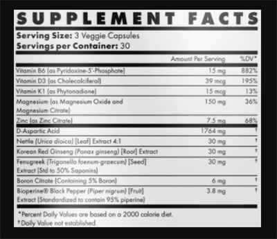 SBulk Ingredients