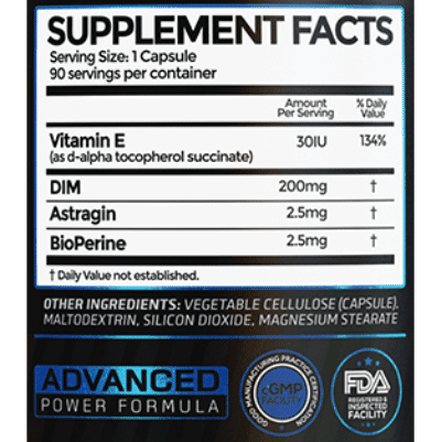 Dim 3X Ingredients