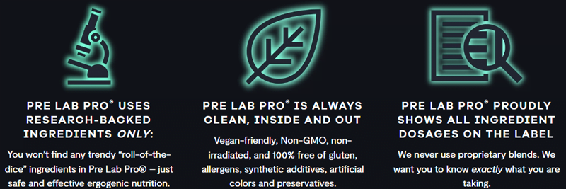 Pre Lab Pro is safest, cleanest pre-workout supplement